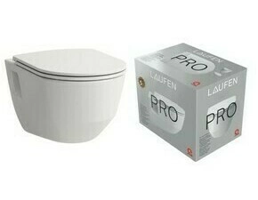 WC závěsné Laufen Pro pack Rimless včetně sedátka