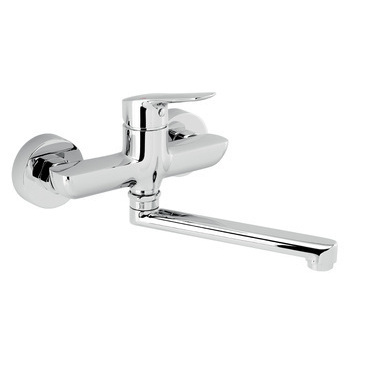Baterie umyvadlová/dřezová nástěnná Novaservis Metalia 57076,0 150 mm chrom