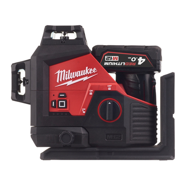 Laser rotační AKU Milwaukee M123PL-401C