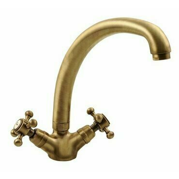 Baterie umyvadlová stojánková Sapho Antea 3116 265 mm bez výpusti bronz