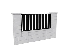 Výplň plotová DEKMETAL STECCA 2N156 jet black