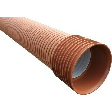 Trubka korugovaná Plasticor SN 10 DN 200 délka 6 000 mm