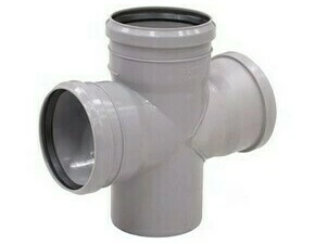 Odbočka dvojitá HTDA DN 75/75/75 úhel 87 °