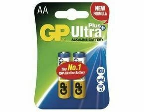 Baterie GP Ultra Plus Alkaline AA 2 ks