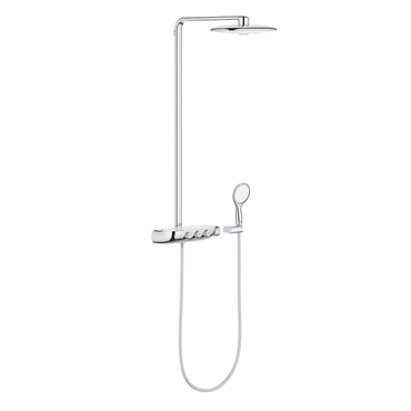 Systém sprchový termostatický Grohe Rainshower System SmartControl Duo 360 měsíční bílá/chrom 26250LS0