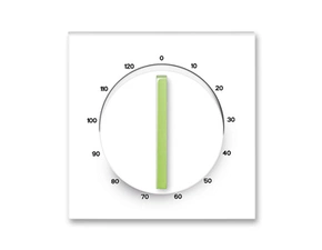 Kryt ovládač časovací otočný ABB Neo bílá, ledová zelená