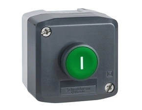 Skříňka ovládací Schneider XALD102 tlačítko zelené 1Z