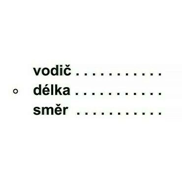 Štítek na vodič