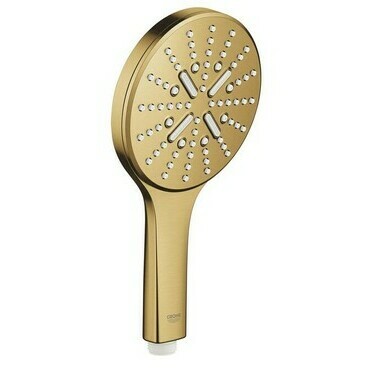 Sprcha ruční Grohe Rainshower SmartActive 130 3 proudy kartáčovaný Cool Sunrise 26574GN0
