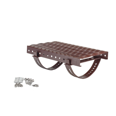 Plošina stoupací Betonpres tmavohnědá 250×400 mm