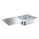 Dřez nerezový s odkapem Grohe K500 1 000×500 mm kartáčovaná nerez 31563SD1