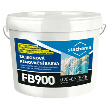 Barva fasádní silikonová renovační Stachema FB900 13,6 kg