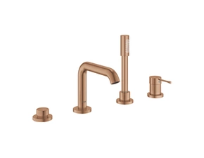 Baterie na okraj vany Grohe Essence 4 - otvorová kartáčovaný Warm Sunset 25251DL1