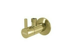 Ventil rohový Alca ARV001-G-B 1/2"×3/8" s filtrem GOLD-kartáčovaný mat