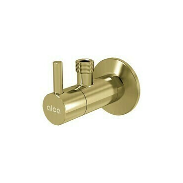 Ventil rohový Alca ARV001-G-B 1/2"×3/8" s filtrem GOLD-kartáčovaný mat