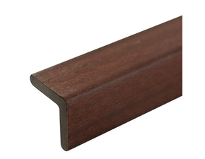 Lišta zakončovací L DŘEVOplus NATURALE lite walnut 40×40×2 000 mm