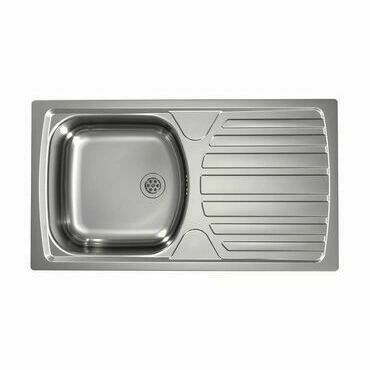 Dřez nerezový s odkapem Alveus Basic 170 780×435 mm 1 1/2" F
