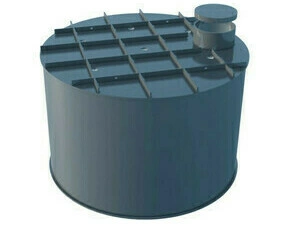 Nádrž na dešťovou vodu Plastic Box 15 000 l válcová samonosná