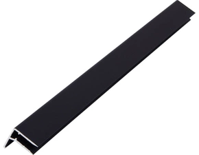 Profil U ukončovací s okapnicí hliníkový elox antracit 6 mm délka 6,4 m