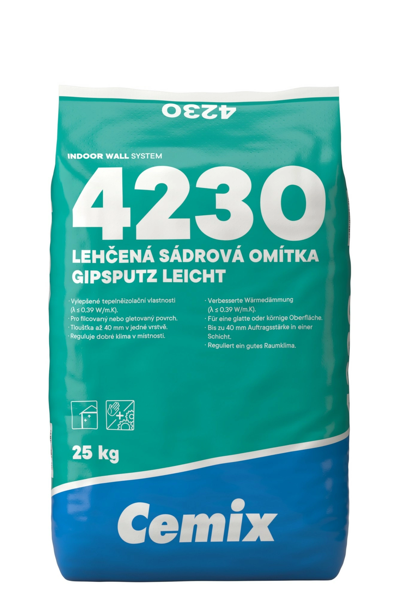 CEMIX Omítka sádrová Cemix 4230 lehčená 25 kg