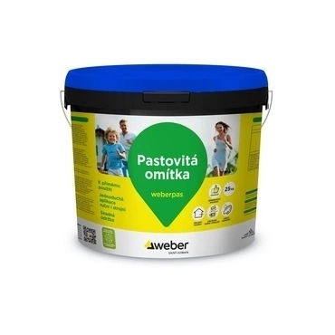 Omítka silikátová weberpas silikát zrnitá 2 mm ZE7E 25 kg