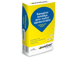 Omítka sanační jádrová webersan super 20 kg