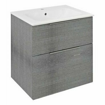 Skříňka umyvadlová 592×640×460 mm dub stříbrný CR601-1111