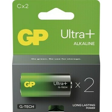 Baterie GP Ultra Plus Alkaline C 2 ks