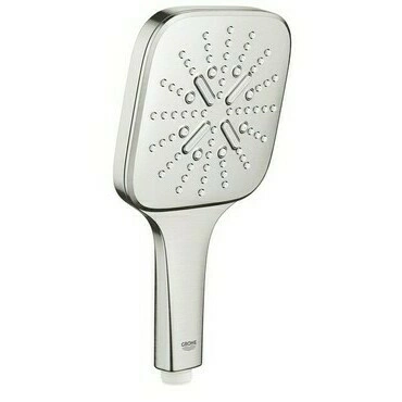 Sprcha ruční Grohe Rainshower SmartActive 130 Cube 3 proudy SuperSteel 26582DC0