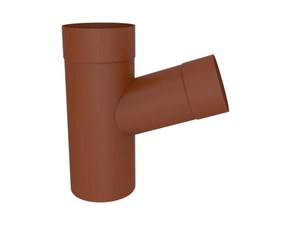 Odbočka svodu boční DEKRAIN COLORDUR 100/80 RAL 8004 cihlově červená