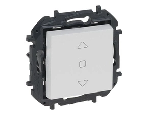 Ovládač tlačítkový žaluziový Legrand Niloé Step bílá