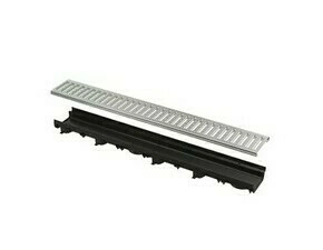 Žlab venkovní Alca AVZ112-R102 Low rošt pozinkovaný s C profilem A15