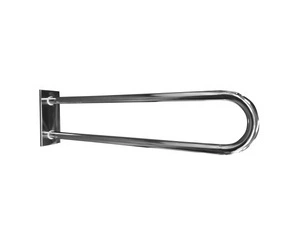 Madlo podpěrné ve tvaru U Bemeta Help 850 mm s krytkou nerez lesklý