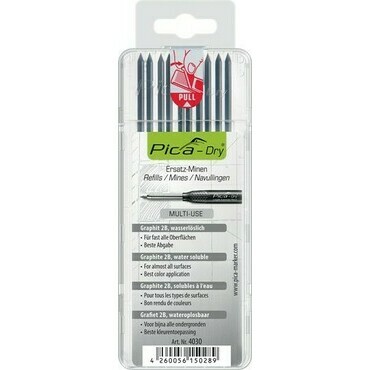 Tuhy náhradní kulaté Pica Dry černé 10 ks