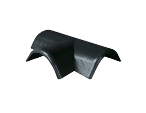 Hřebenáč rozdělovací levý T220 Bramac Star se dvěma příchytkami ebenově černá