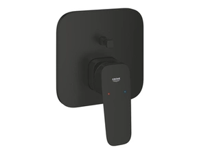 Díl nadomítkový Grohe Cubeo matte black s přepínačem 1017782430