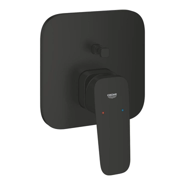 Díl nadomítkový Grohe Cubeo matte black s přepínačem 1017782430