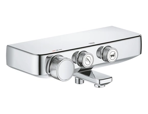 Baterie vanová termostatická Grohe Grohtherm SmartControl 150 mm chrom s přepínačem 34718000