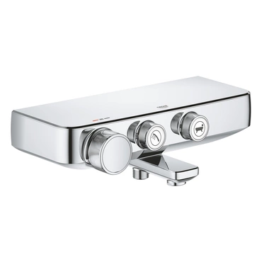 Baterie vanová termostatická Grohe Grohtherm SmartControl 150 mm chrom s přepínačem 34718000