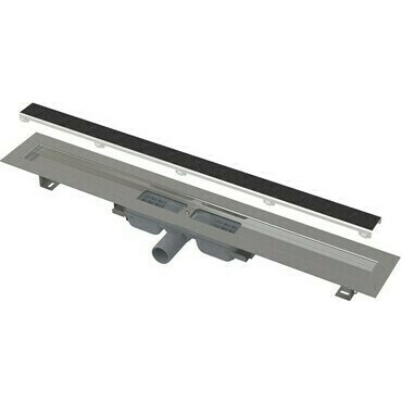 Žlab sprchový nerezový Alca APZ115 Marble Low-850 včetně roštu