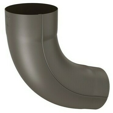 Koleno jednodílné DEKRAIN ROBUST 80 RAL 8014 Testa di Moro