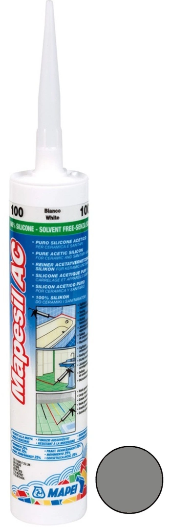 MAPEI Tmel silikonový Mapei Mapesil AC 113 cementově šedá 310 ml