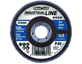 Kotouč brusný lamelový Flexovit IL Strobo 125×22,23 mm 80