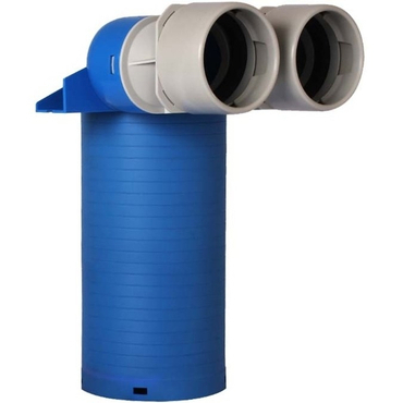 Box rozdělovací rohový Regulus 2× 75 mm / 125 mm plast