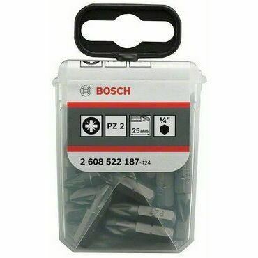 Bit šroubovací Bosch Extra-Hart PZ2 25 mm 25 ks