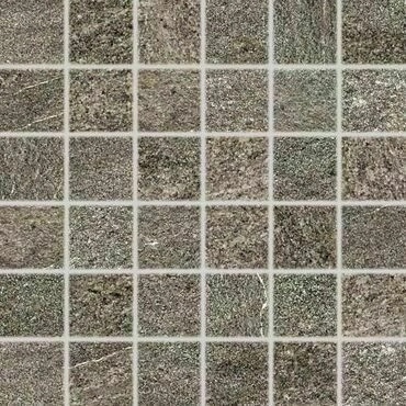 Mozaika Rako Quarzit 5×5 cm (set 30×30 cm) hnědá DDM06736