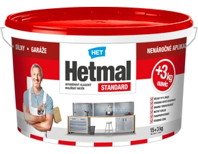 Malba interiérová HET Hetmal Standard bílá, 15+3 kg