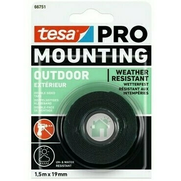 Páska oboustranná Tesa PRO Mounting OUTDOOR 19 mm/1,5 m