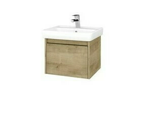 Skříňka umyvadlová Dřevojas BONO SZZ 55 Arlington/Arlington vč. umyvadla Q