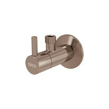 Ventil rohový Alca ARV001-RG-B 1/2"×3/8" s filtrem RED GOLD-kartáčovaný mat